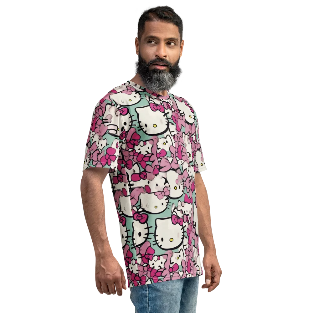 Bowberry Parade on Men's Crew Neck T-Shirt — Right