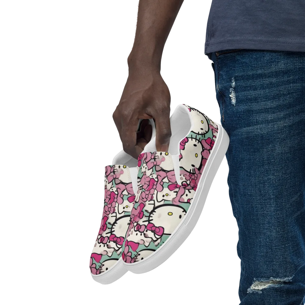 Bowberry Parade on Men's Slip-On Canvas Shoes — Left Front
