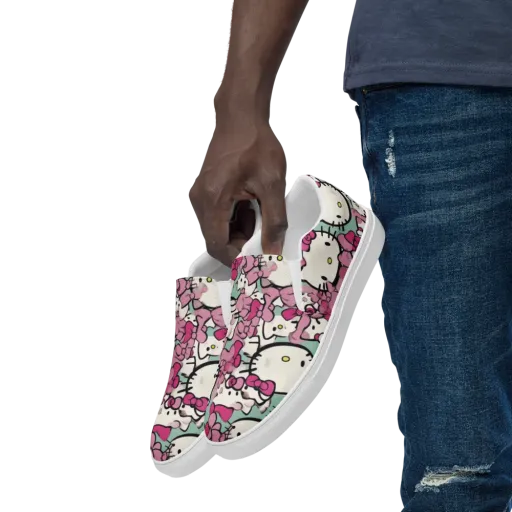 Bowberry Parade on a Men's Slip-On Canvas Shoes
