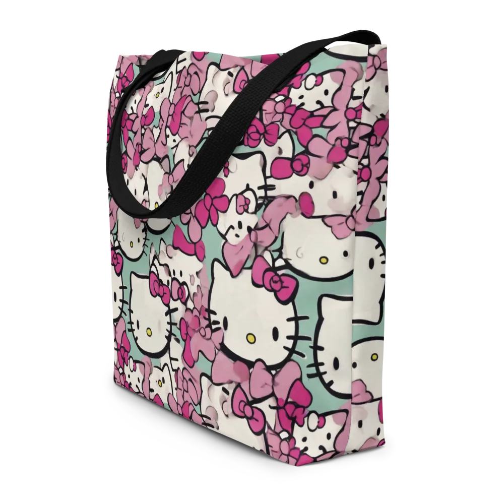 Bowberry Parade on Large Tote Bag W/ Pocket — Front