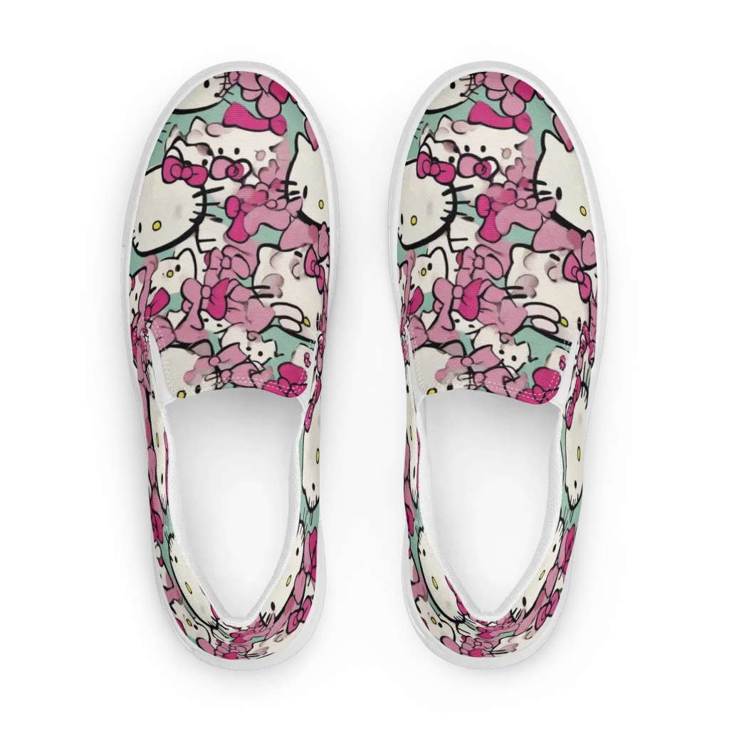 Bowberry Parade on Women's Slip-On Canvas Shoes — Front