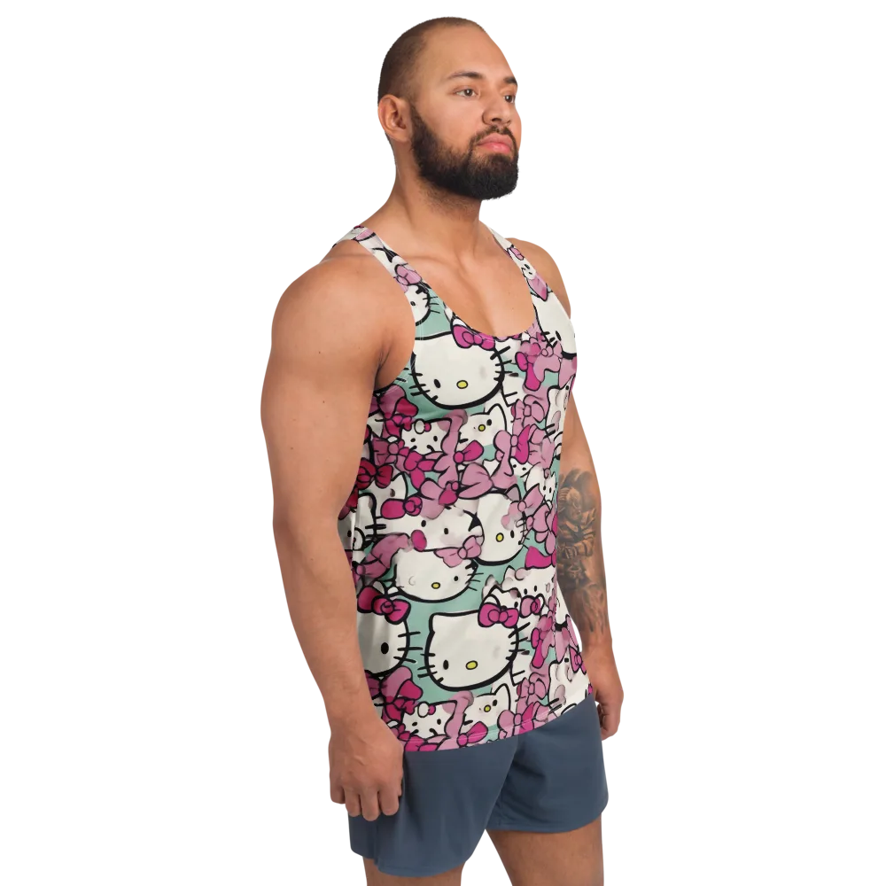 Bowberry Parade on Men's Tank Top — Right Front