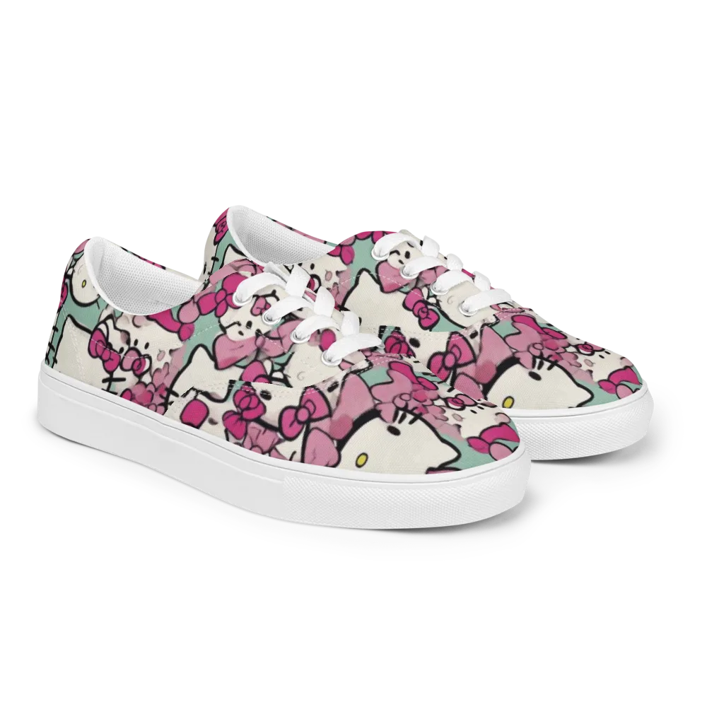 Bowberry Parade on Men's Lace-Up Canvas Shoes — Right Front