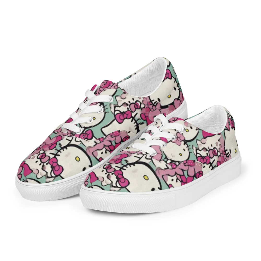 Bowberry Parade on Men's Lace-Up Canvas Shoes — Left Front