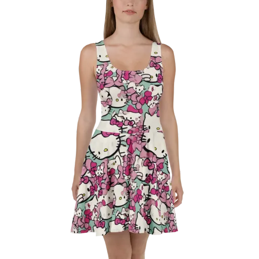 Bowberry Parade on a Skater Dress