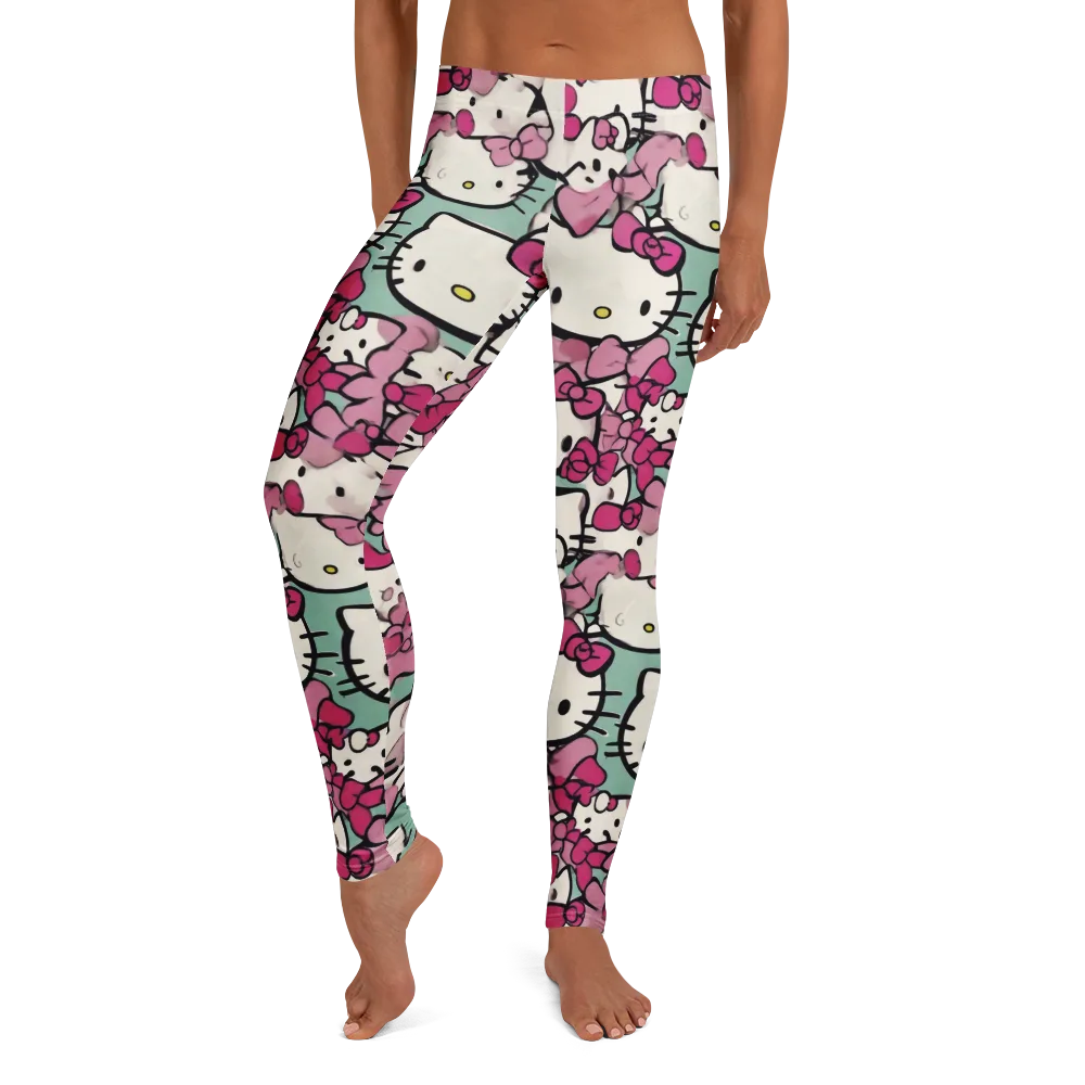 Bowberry Parade on Leggings — Front