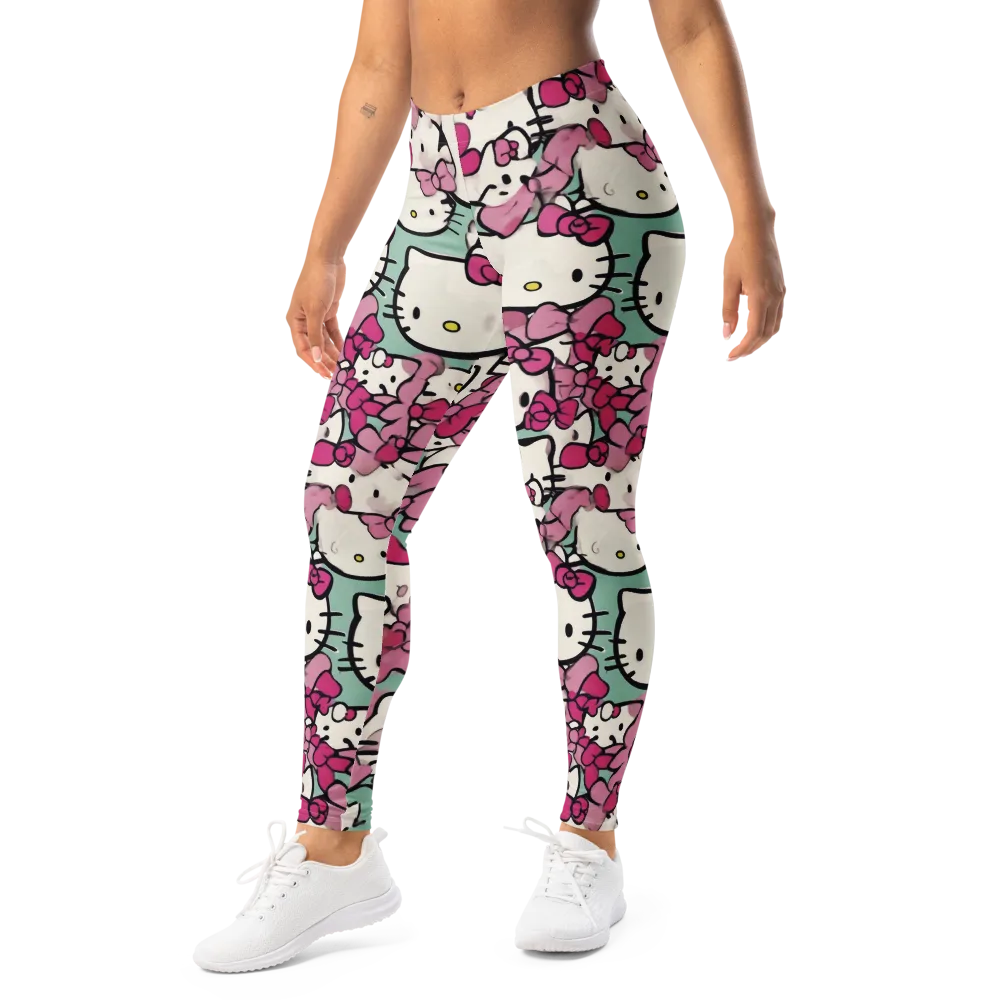 Bowberry Parade on Leggings — Left Front
