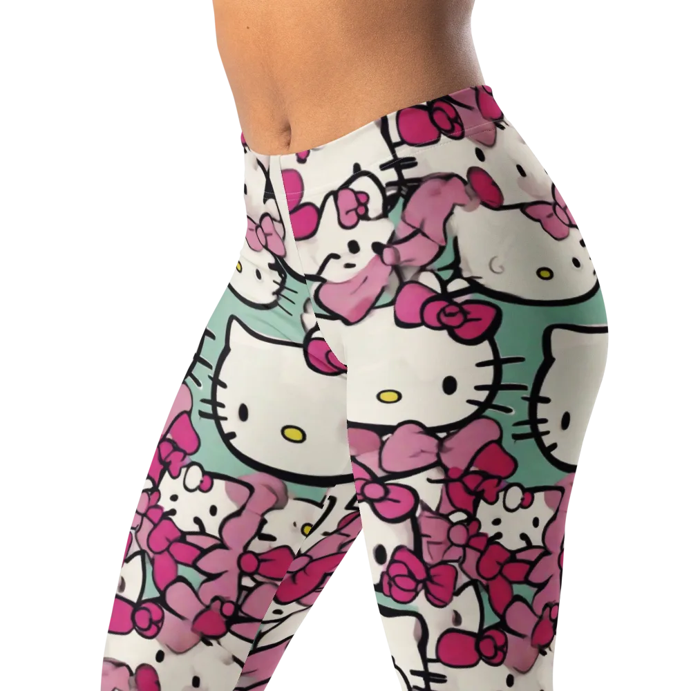 Bowberry Parade on Leggings — Left Front