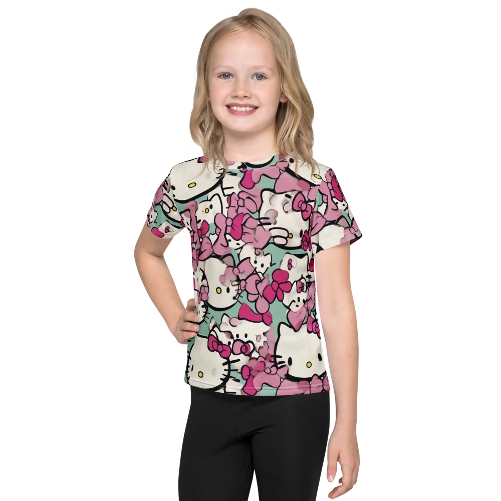 Bowberry Parade on Kids Crew Neck T-Shirt — Front