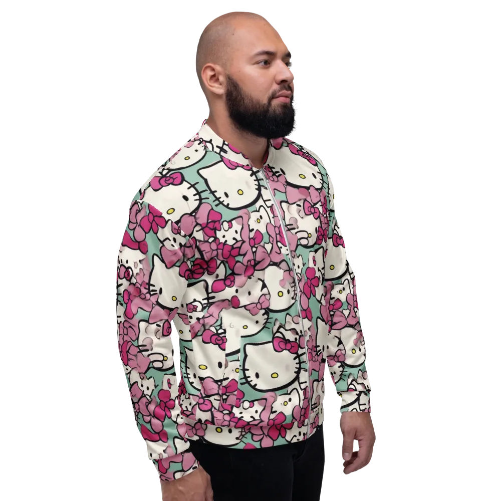 Bowberry Parade on Bomber Jacket — Right