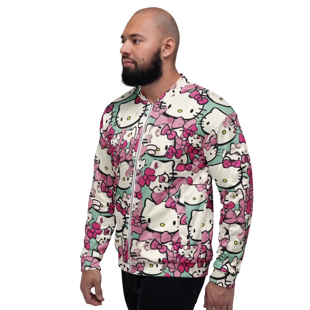 Bowberry Parade on Bomber Jacket — Left