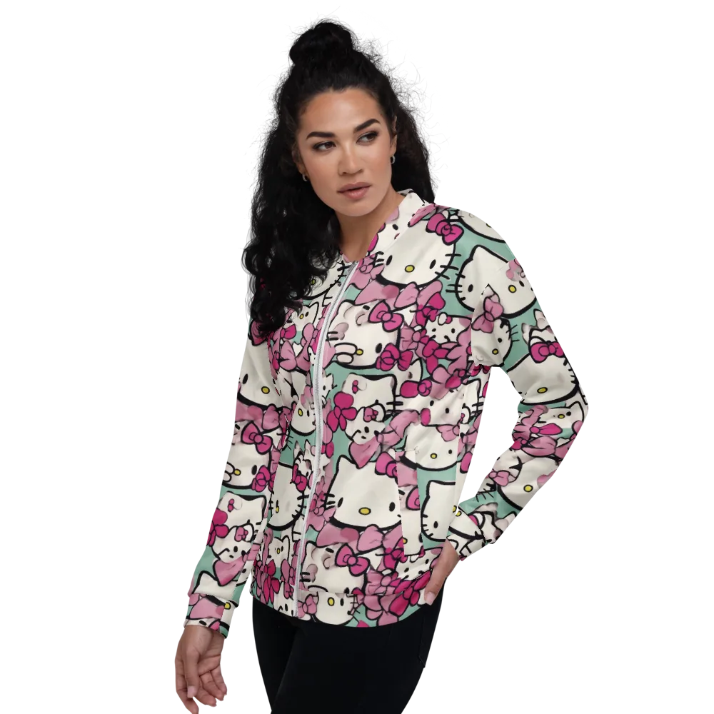 Bowberry Parade on Bomber Jacket — Left