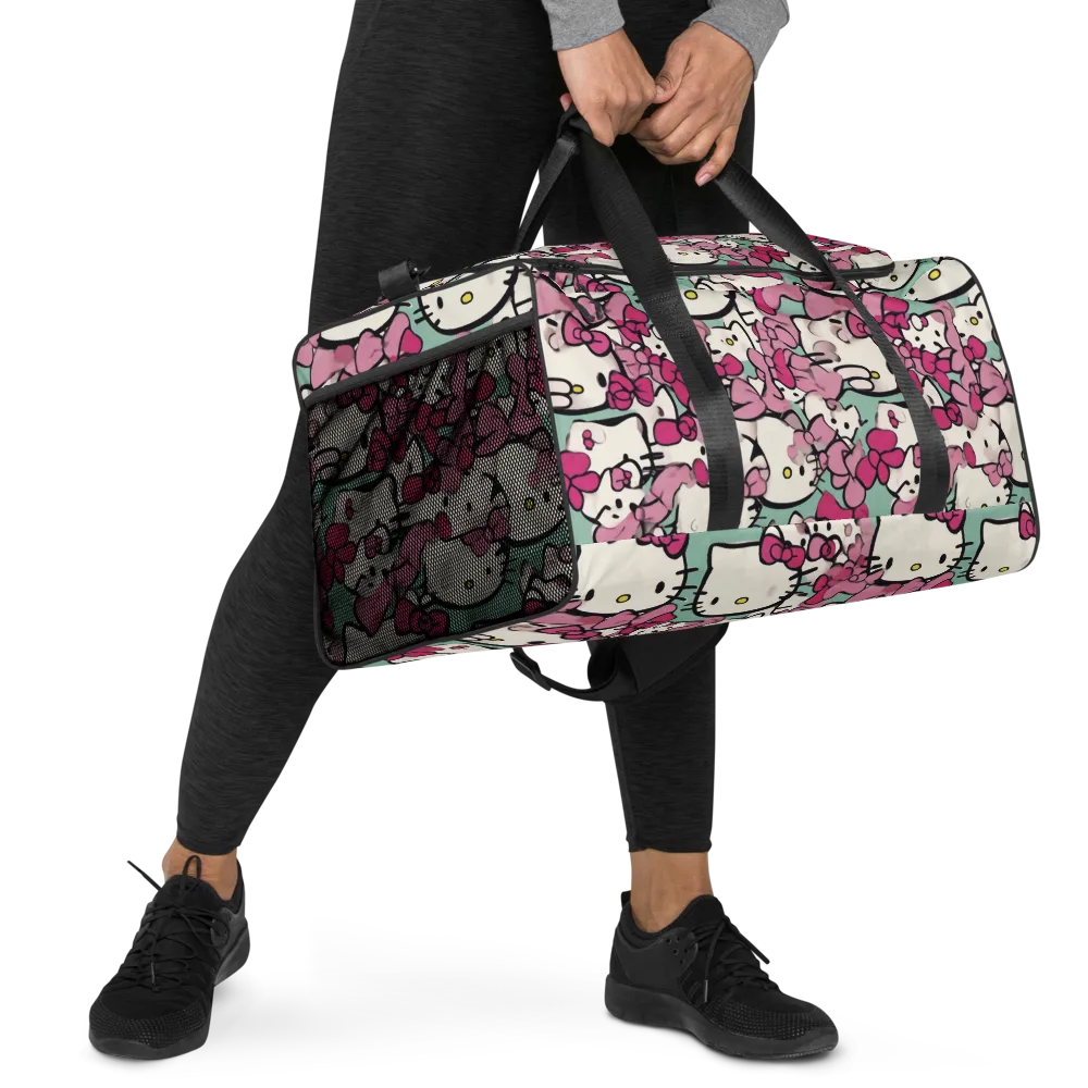 Bowberry Parade on Duffle Bag — Right Front
