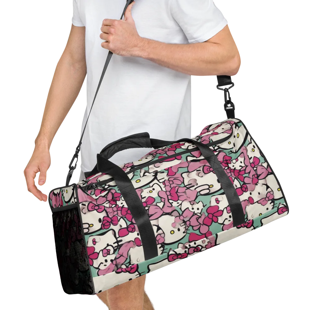 Bowberry Parade on Duffle Bag — Right Front