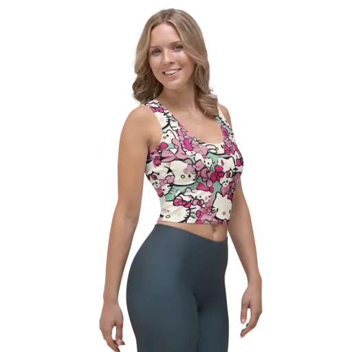 Bowberry Parade on a Crop Top