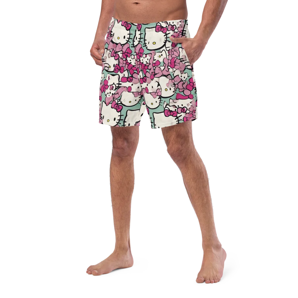 Bowberry Parade on Swim Trunks — Left Front