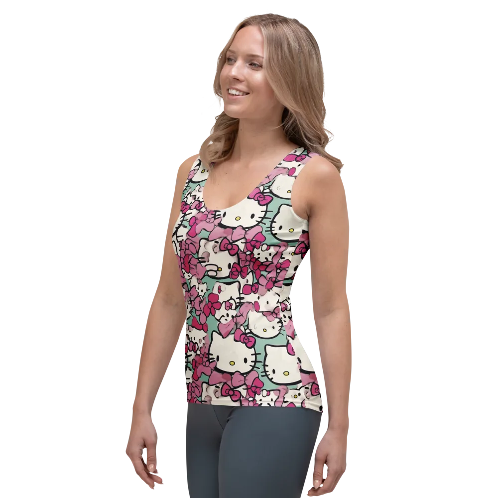 Bowberry Parade on Women's Tank Top — Left Front