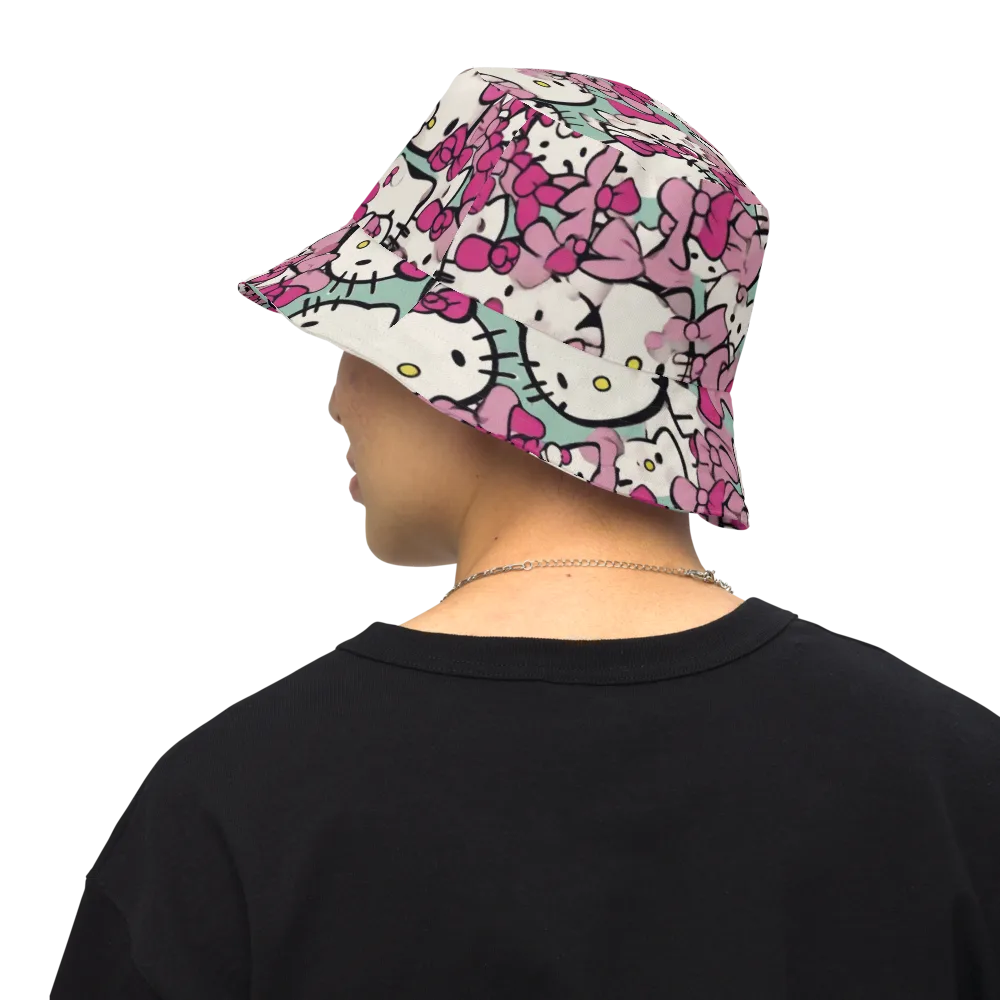 Bowberry Parade on Reversible Bucket Hat — Back Inside
