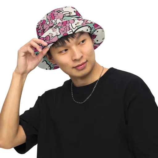 Bowberry Parade on a Reversible Bucket Hat