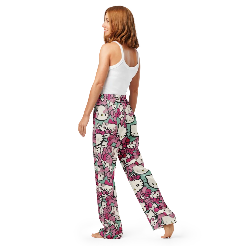 Bowberry Parade on Women's Pajama Pants — Back