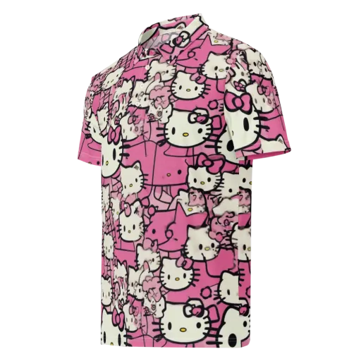 Pink Bow Parade on a Men's Slim Fit Polo Shirt