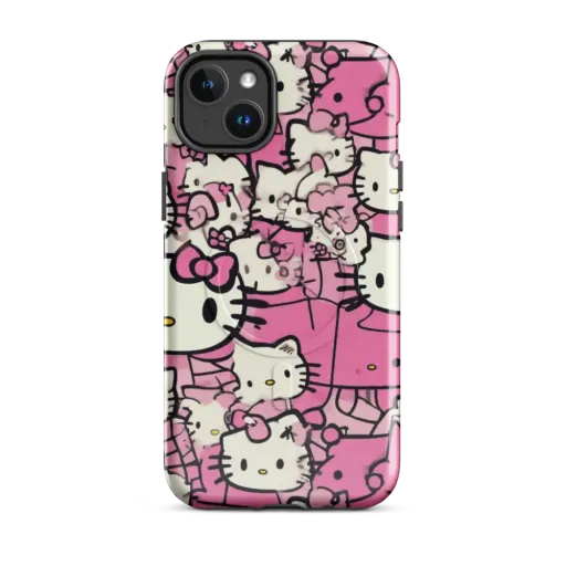Pink Bow Parade on a MagSafe Tough Case for iPhone®