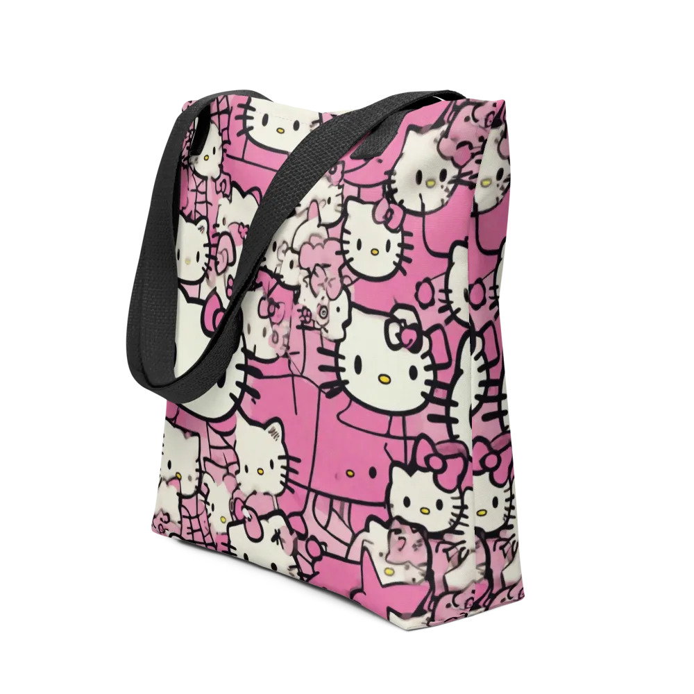 Pink Bow Parade on Tote Bag — Front