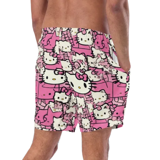 Pink Bow Parade on a Swim Trunks