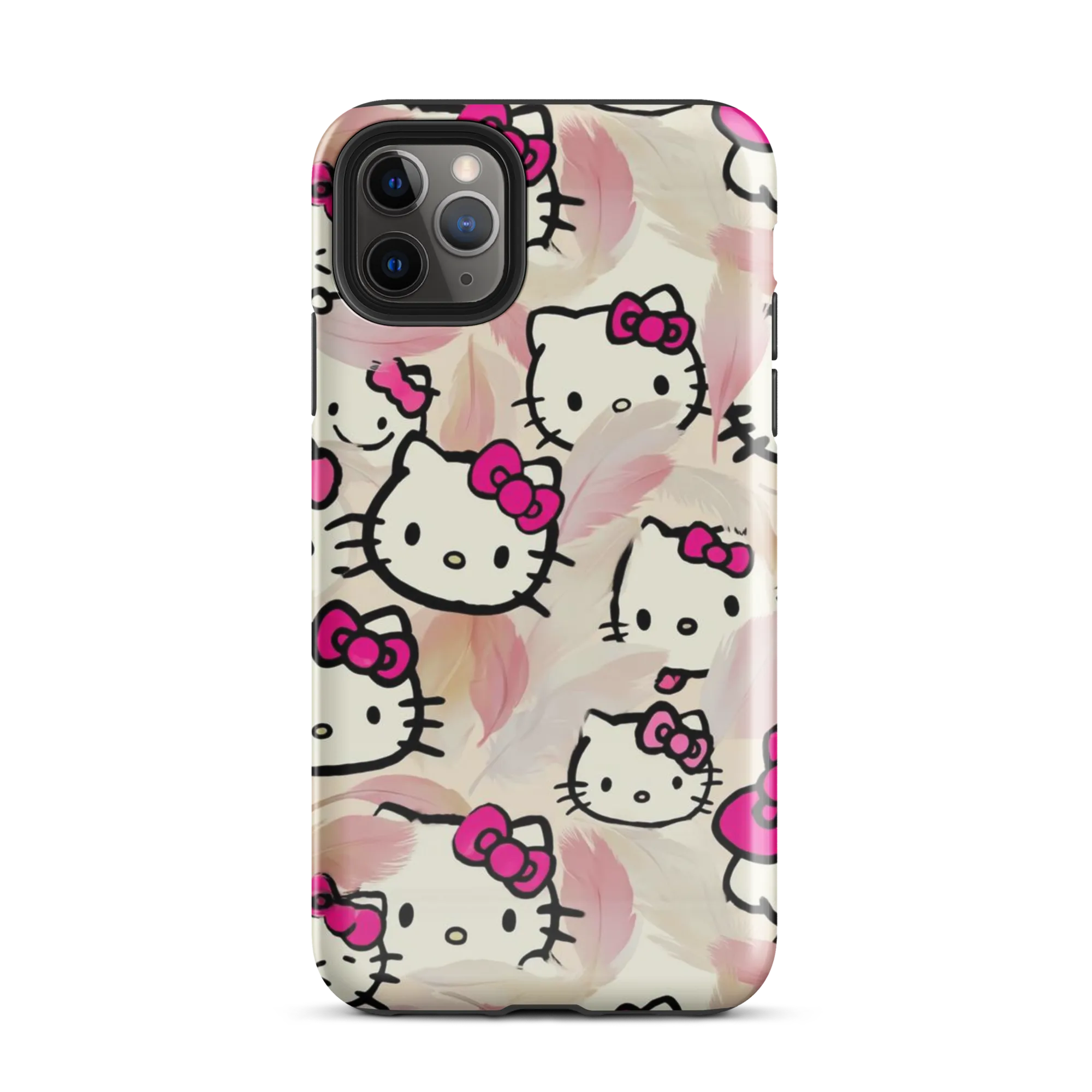 Kawaii Feather Parade on Tough Case for iPhone® — Front