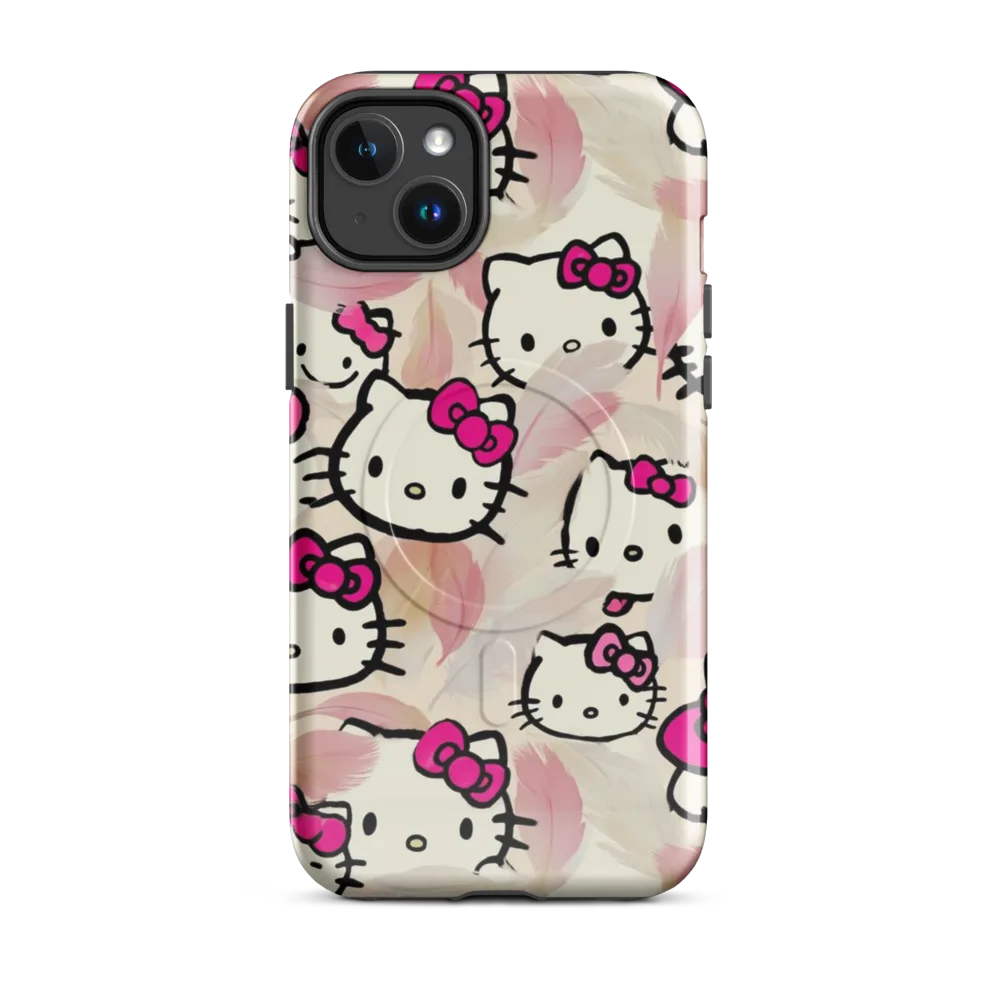 Kawaii Feather Parade on MagSafe Tough Case for iPhone® — Front