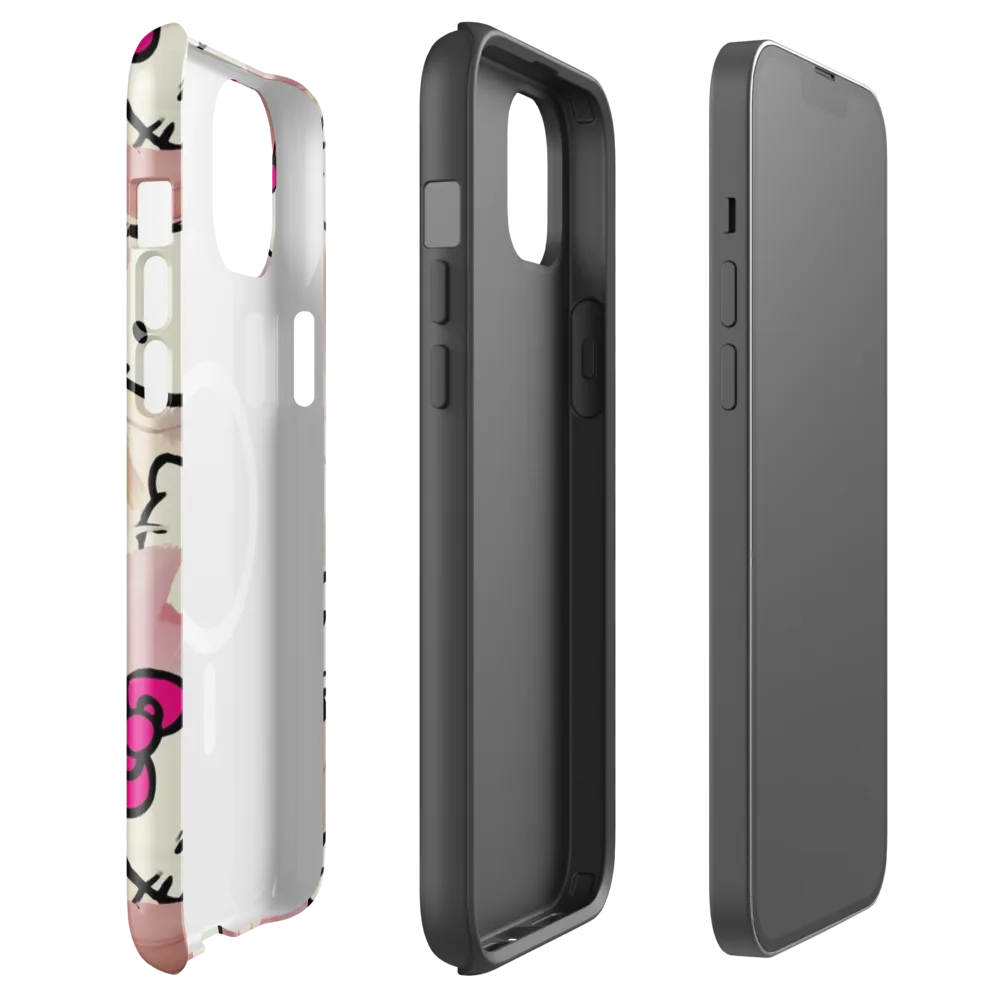 Kawaii Feather Parade on MagSafe Tough Case for iPhone® — Front