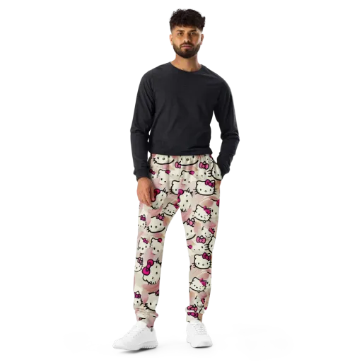 Kawaii Feather Parade on a Men's Joggers