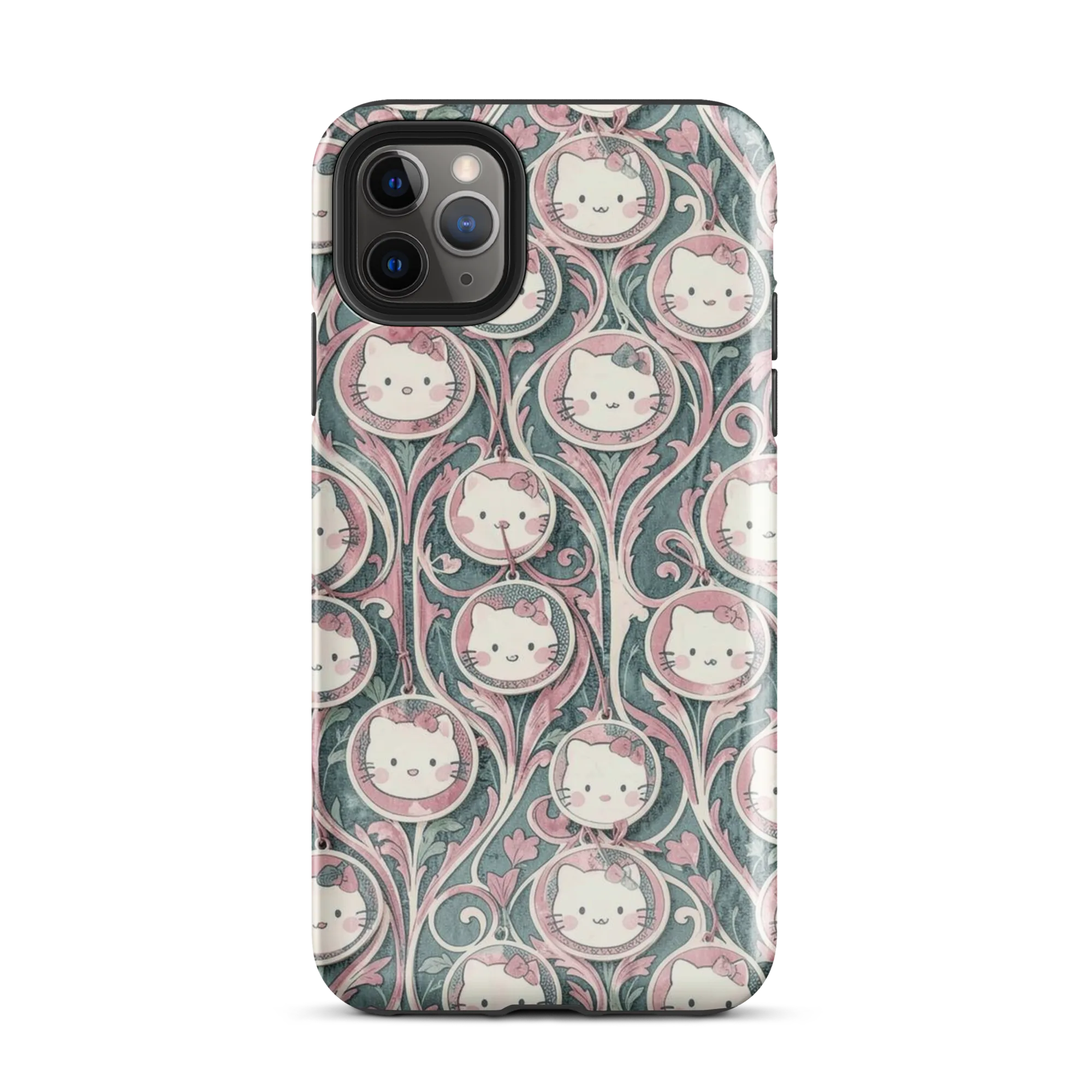 Mistletoe Kittens on Tough Case for iPhone® — Front