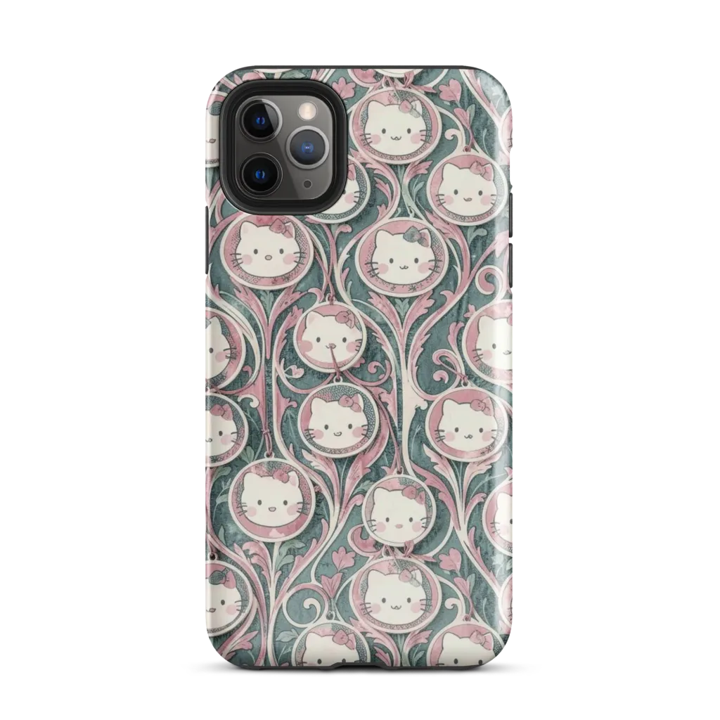 Mistletoe Kittens on Tough Case for iPhone® — Front