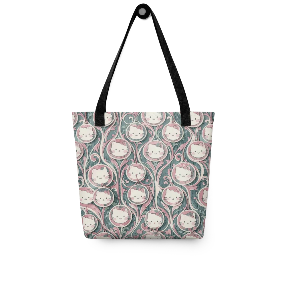 Mistletoe Kittens on Tote Bag — Front