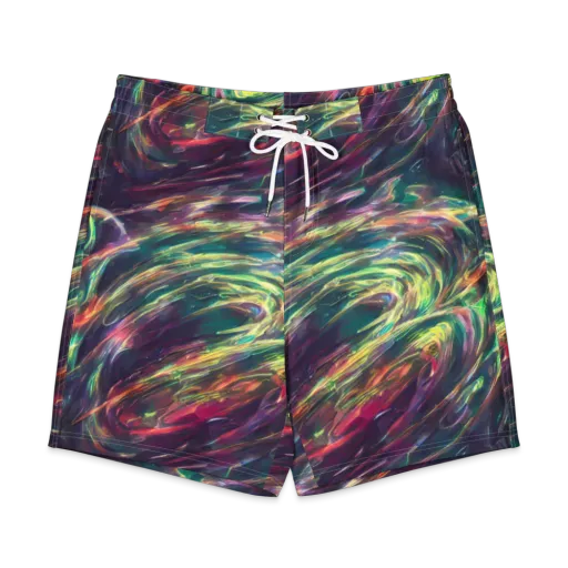 Viridian Rush on a Men's Board Shorts