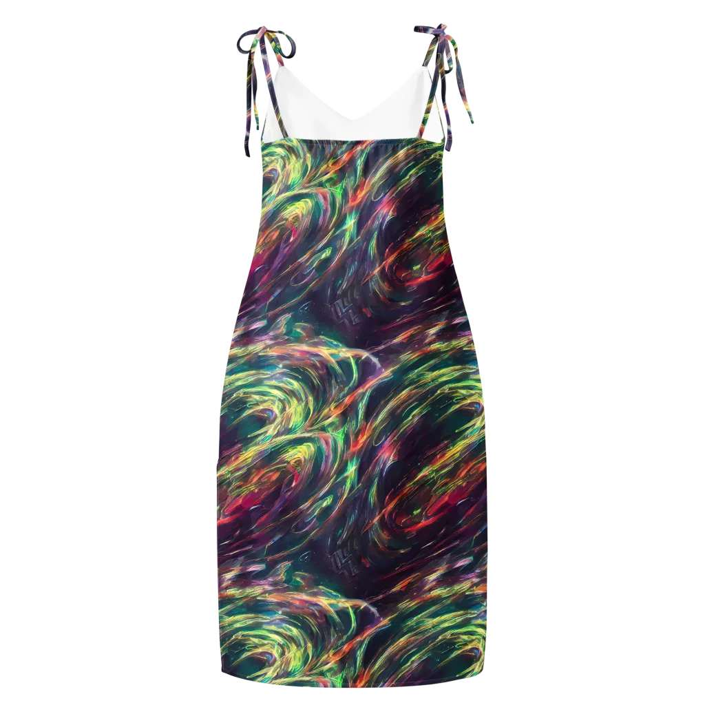 Viridian Rush on Slip Dress — Back