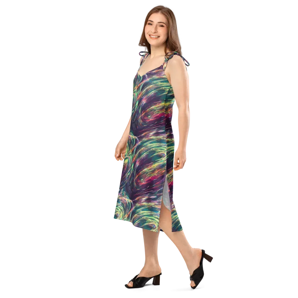 Viridian Rush on Slip Dress — Left Front