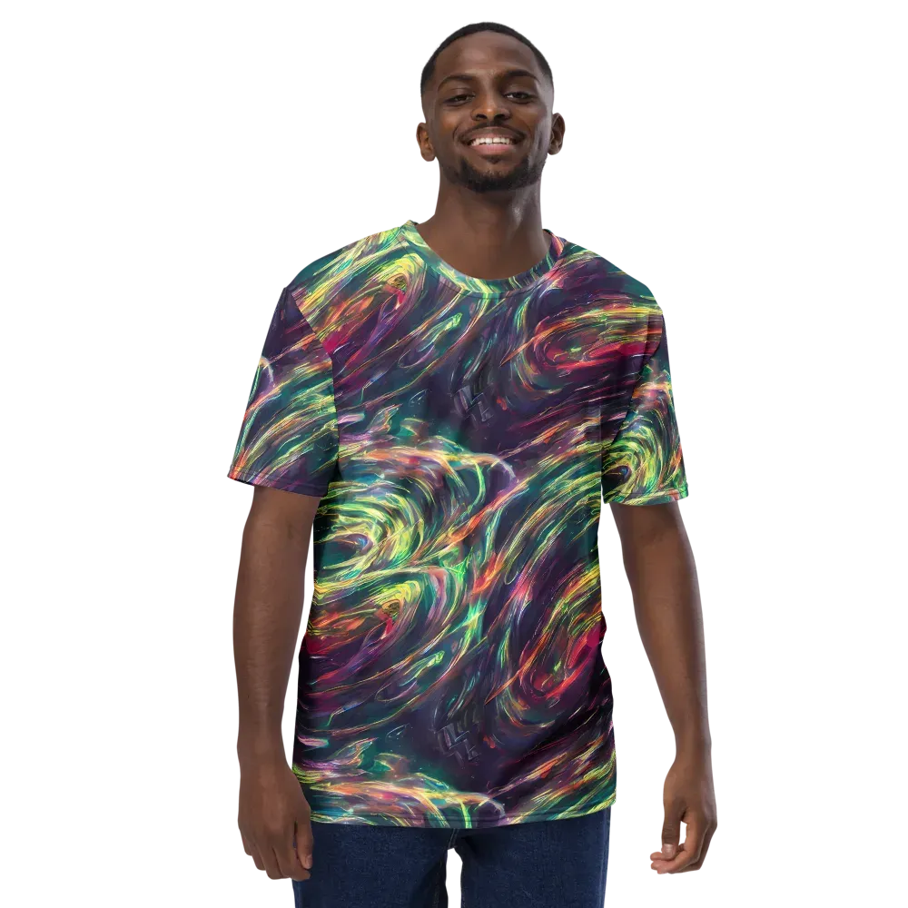Viridian Rush on Men's Crew Neck T-Shirt — Front