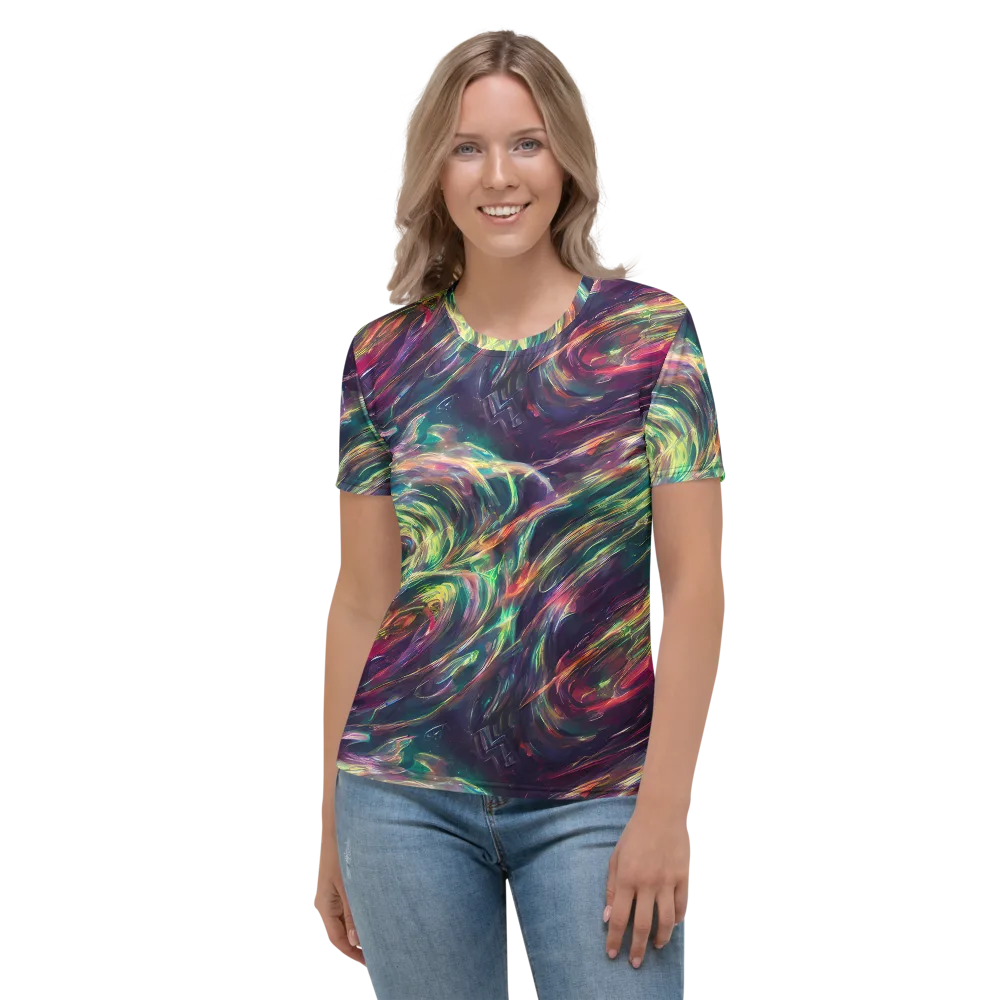 Viridian Rush on Women's Crew Neck T-Shirt — Front