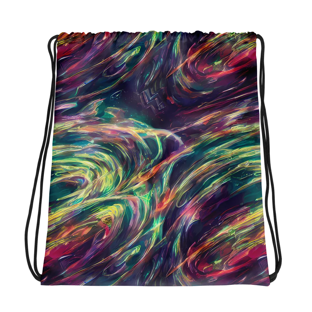 Viridian Rush on Drawstring Bag — Photo