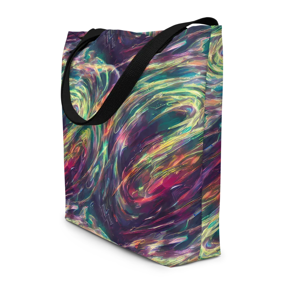 Viridian Rush on Large Tote Bag W/ Pocket — Front
