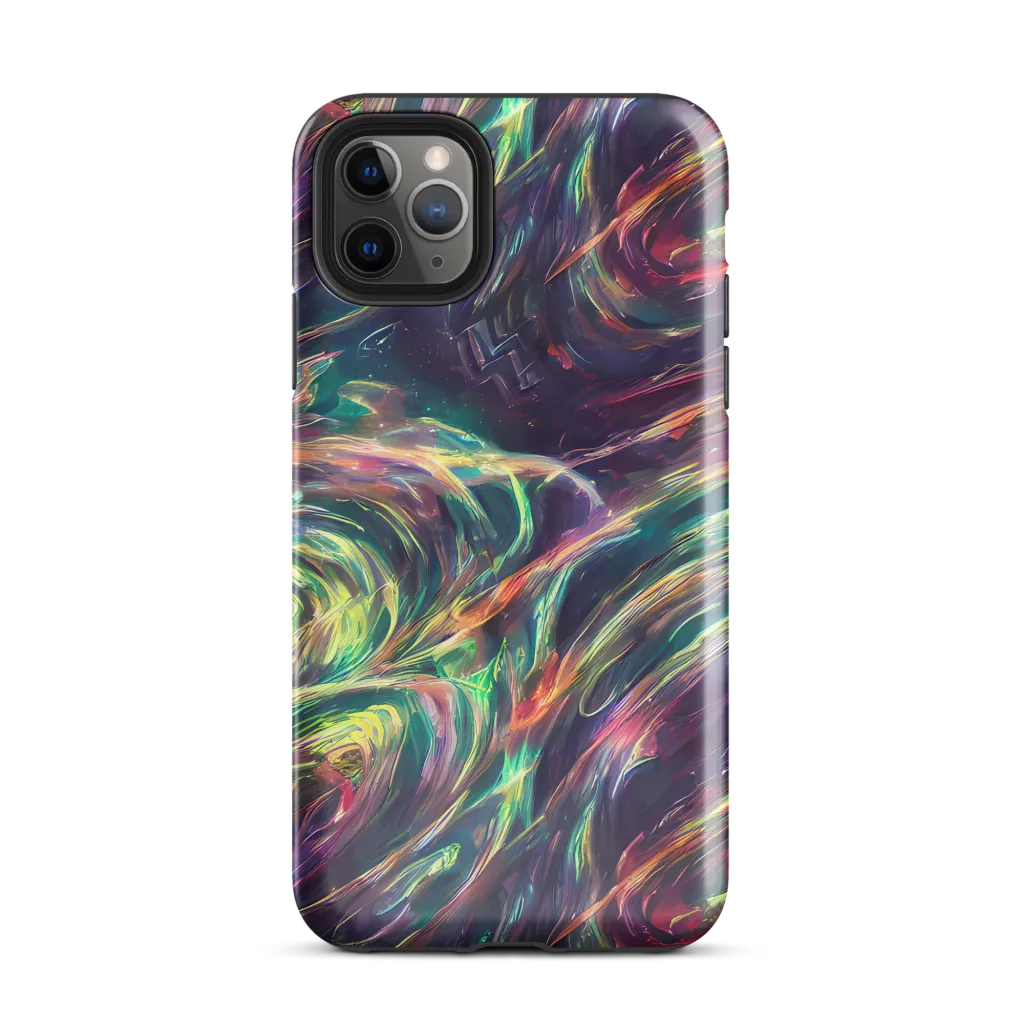 Viridian Rush on Tough Case for iPhone® — Front