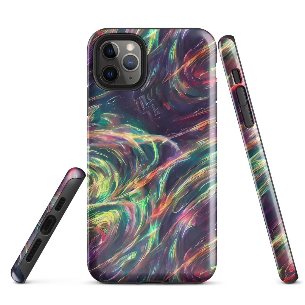 Viridian Rush on Tough Case for iPhone® — Front