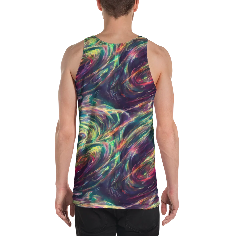 Viridian Rush on Men's Tank Top — Back