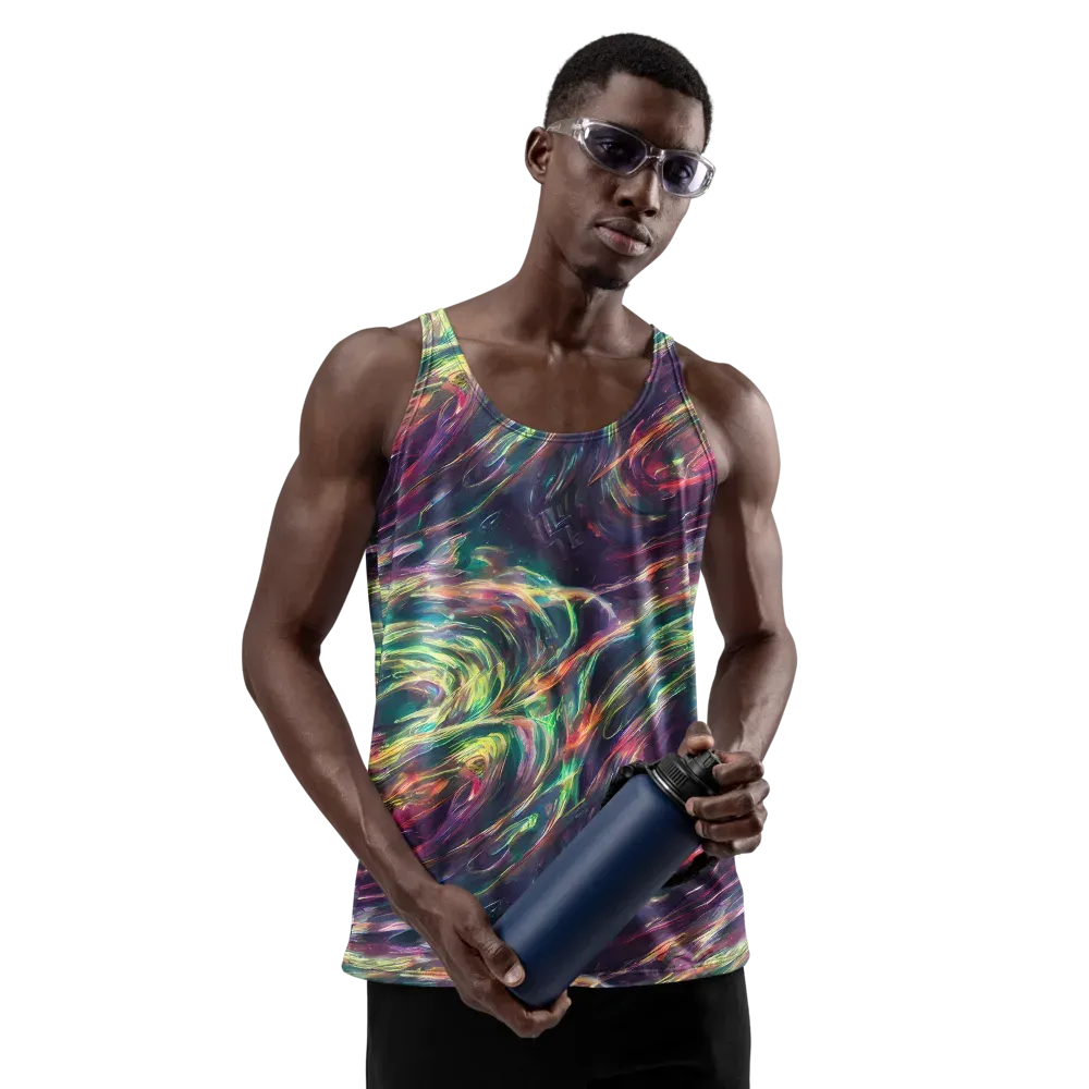 Viridian Rush on Men's Tank Top — Front