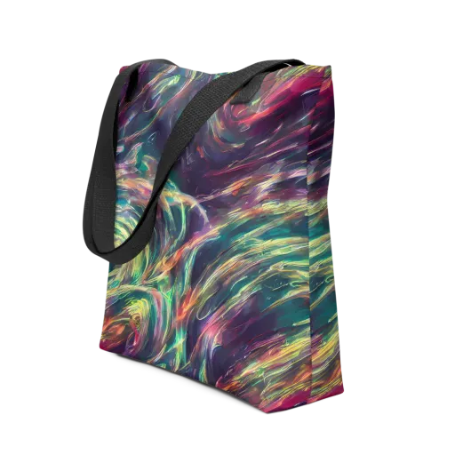Viridian Rush on a Tote Bag