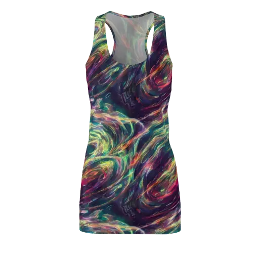 Viridian Rush on a Racerback Dress
