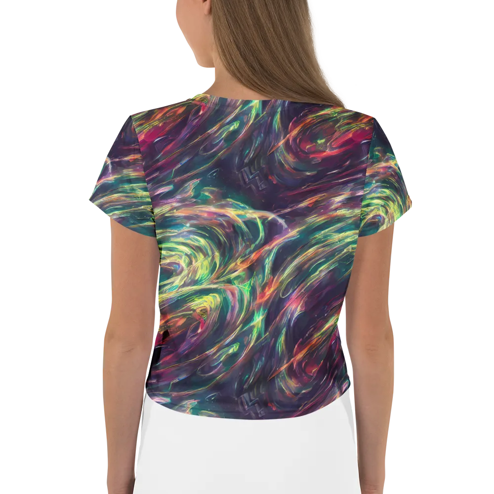 Viridian Rush on Crop Tee — Back