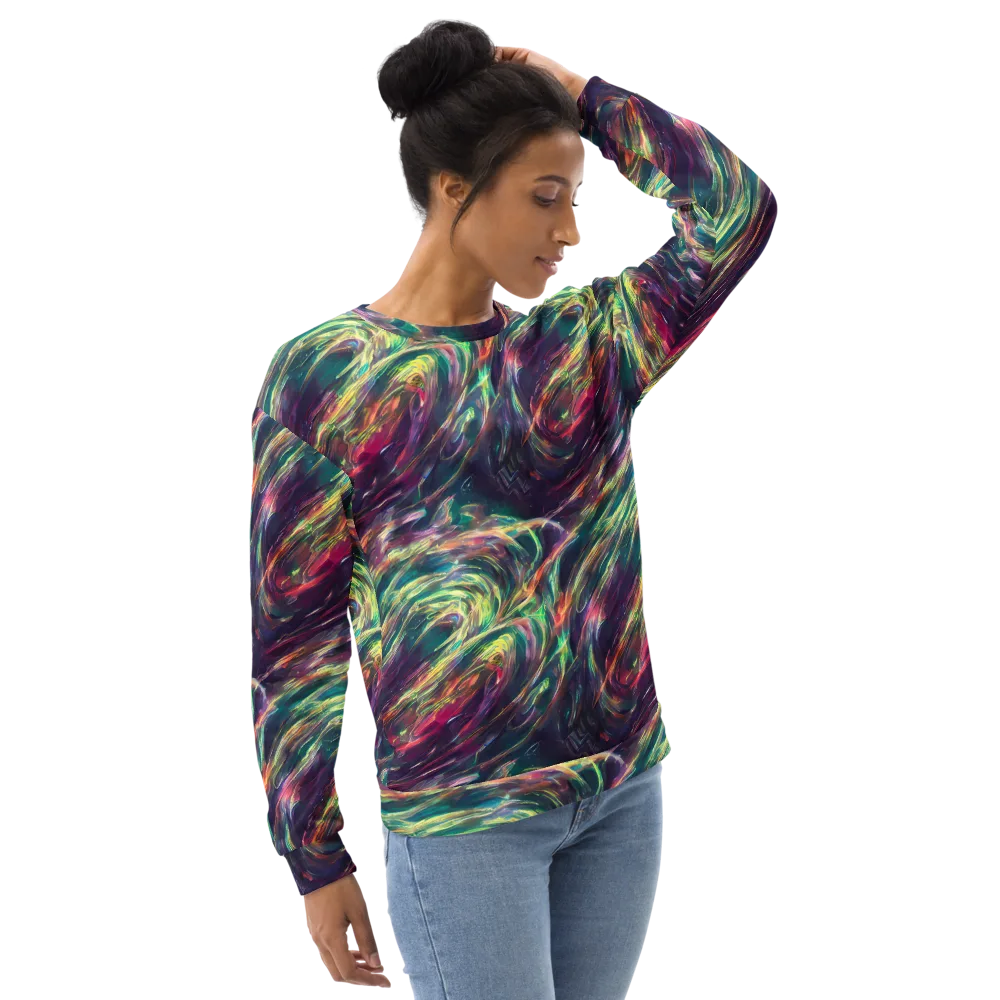 Viridian Rush on Sweatshirt — Right Front